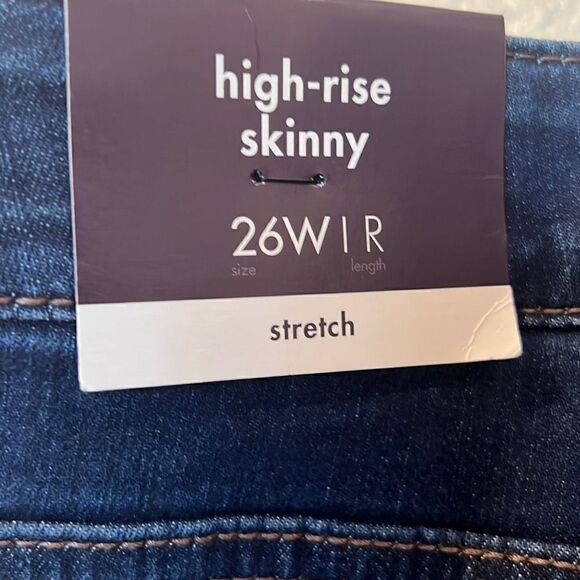 AVA & VIV High Rise Skinny Jeans Women’s Sz.26 W NWT - Picture 3 of 4